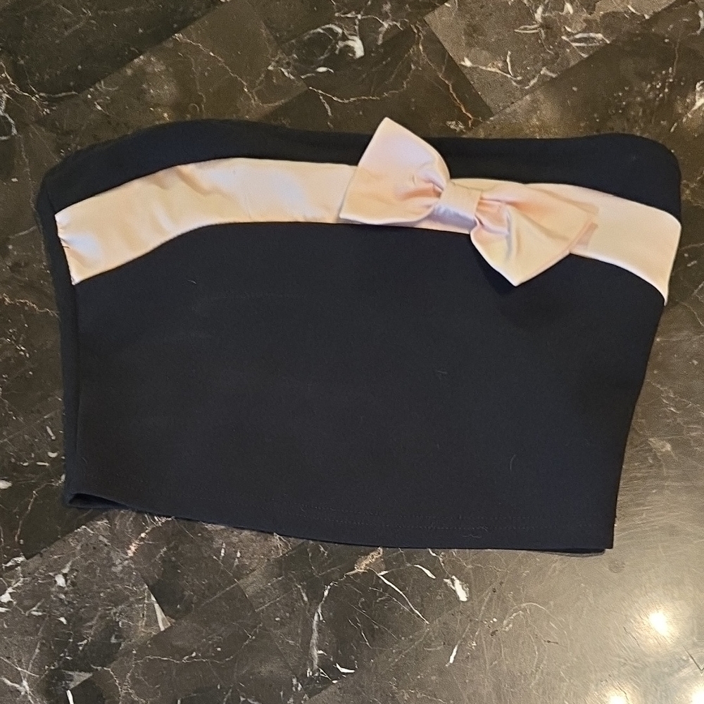SHEIN Black Garment with White Label